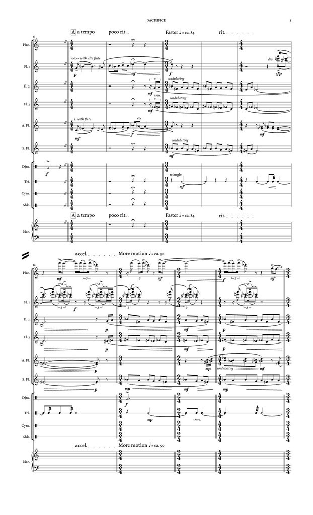 Sacrifice for Flute Choir